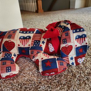 Stars and stripes Puppy Door Stop